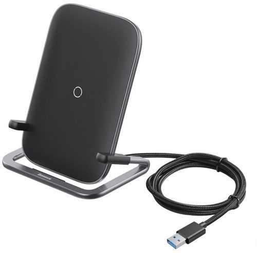 Vezeték nélküli töltő Baseus Rib Horizontal and Vertical Holder Wireless Charging 15W