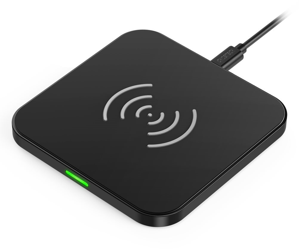 Vezeték nélküli töltő ChoeTech Wireless Fast Charger Pad 10W Black