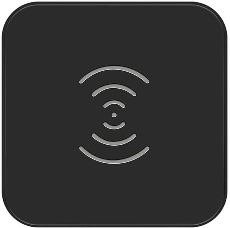 Vezeték nélküli töltő Choetech 10W single coil wireless charger pad-black+ 18W adapter