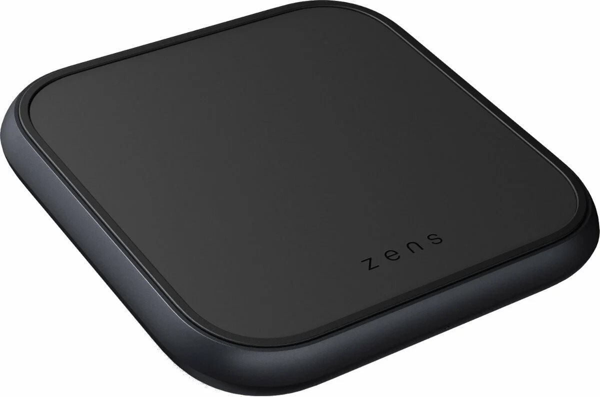Vezeték nélküli töltő Zens Aluminium Single Wireless Charger with 10W USB PD