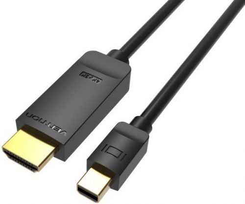 Videokábel Vention 4K Mini DisplayPort (miniDP) to HDMI Cable 1.5M Black