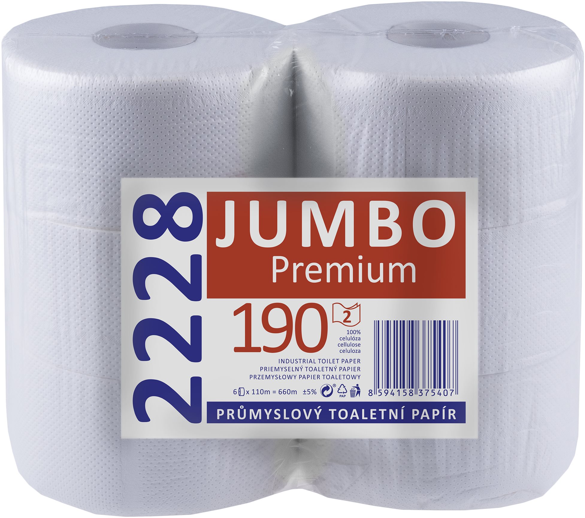 WC papír LINTEO JUMBO Premium 190