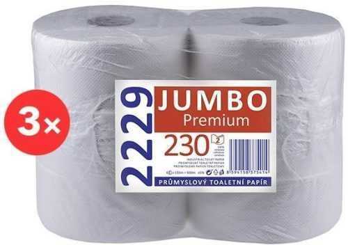 WC papír LINTEO JUMBO Premium 230 (3× 6 db)