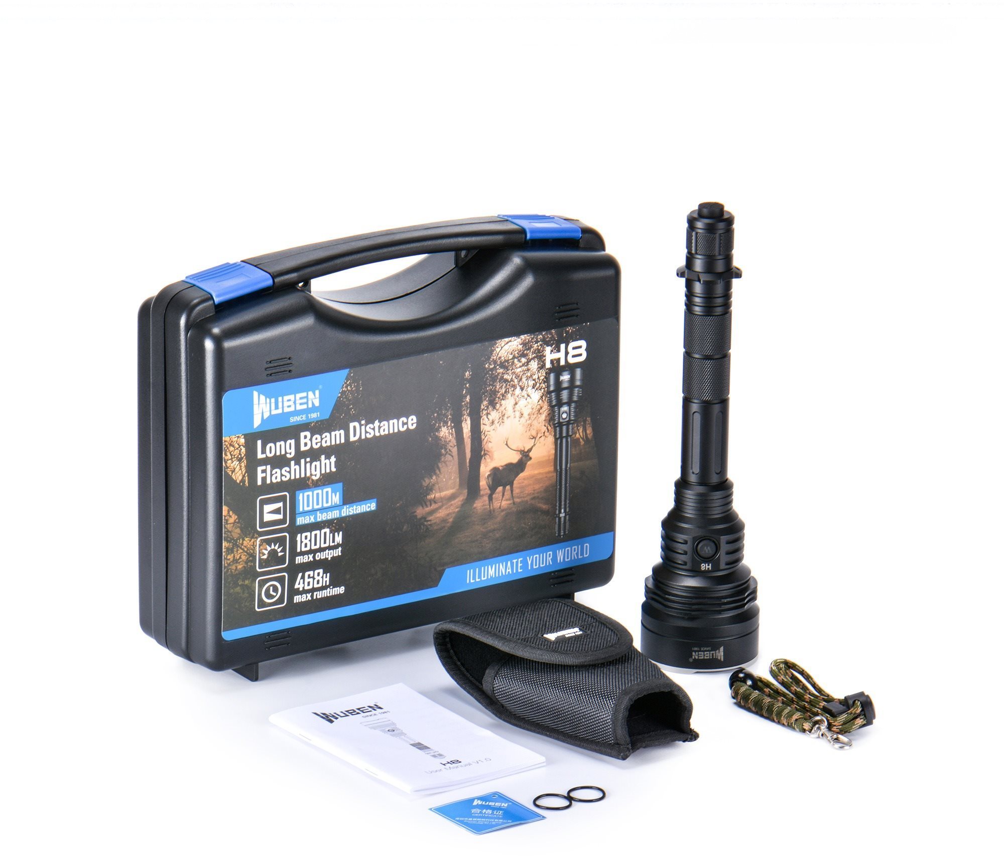 Zseblámpa Wuben H8 Basic Kit