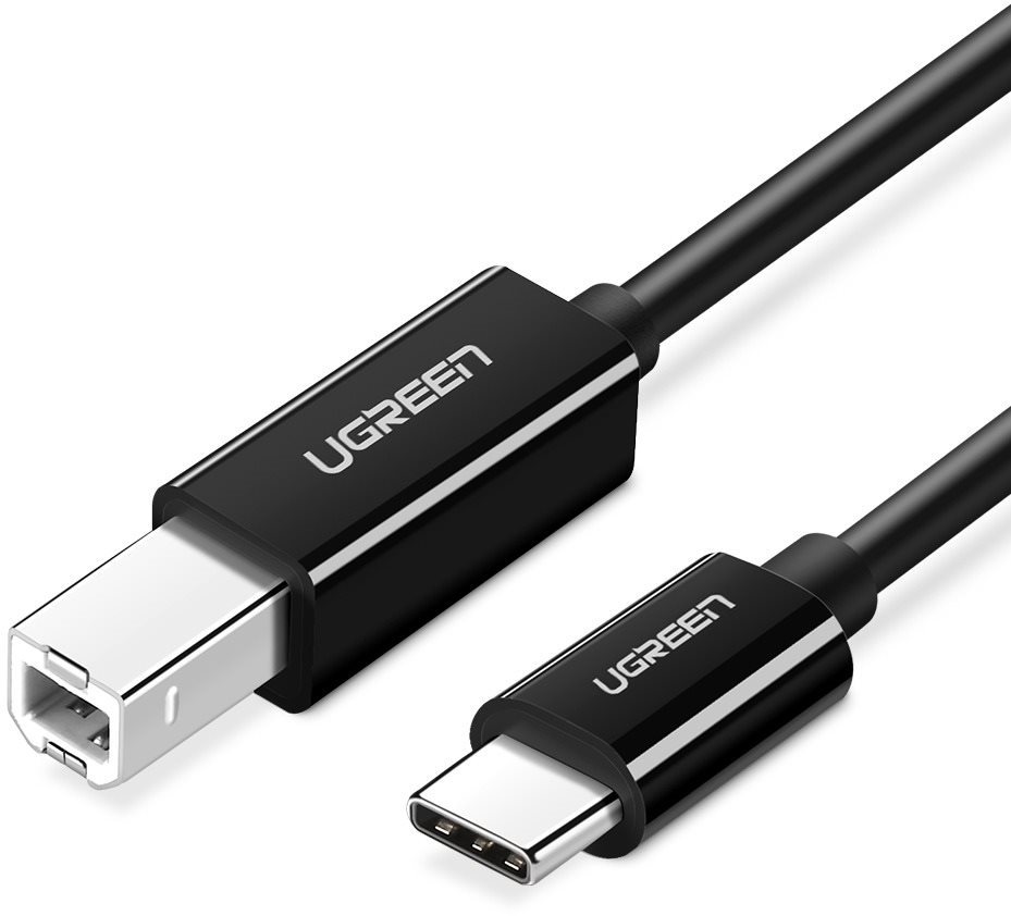 Adatkábel Ugreen USB-C to USB 2.0 Print Cable 2 m (Black)