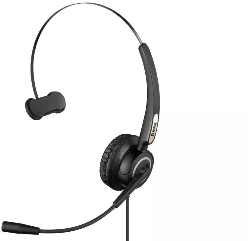 Fej-/fülhallgató Sandberg USB Pro Mono Headset mikrofonnal