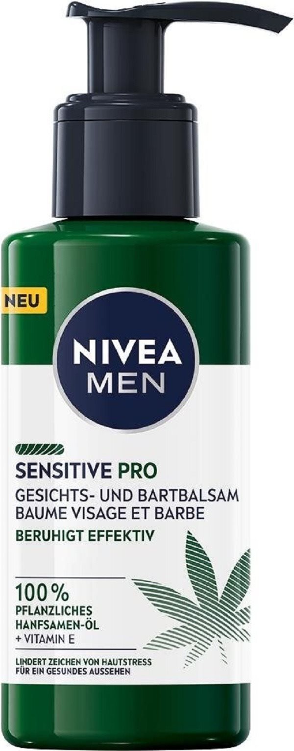 Férfi arckrém NIVEA Men Sensitive Hemp Arcbalzsam 150 ml