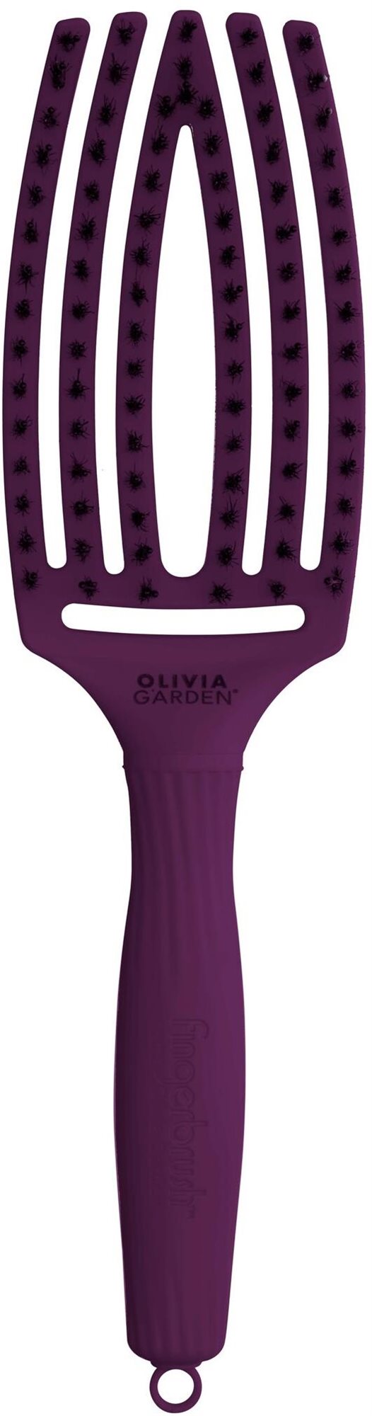 Hajkefe OLIVIA GARDEN Fingerbrush Deep Purple Medium