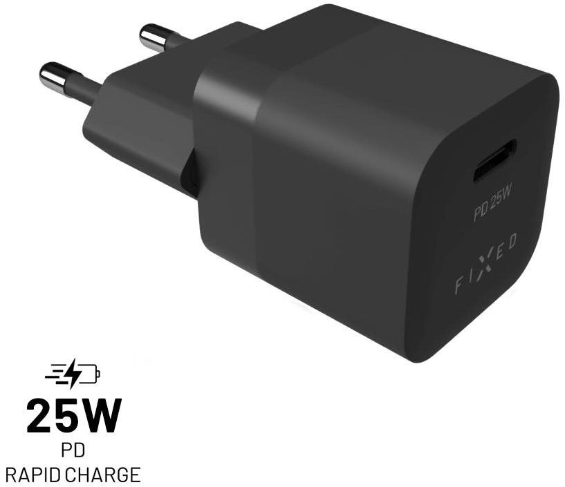 Hálózati adapter FIXED PD Rapid Charge Mini USB-C kimenettel és PD támogatással
