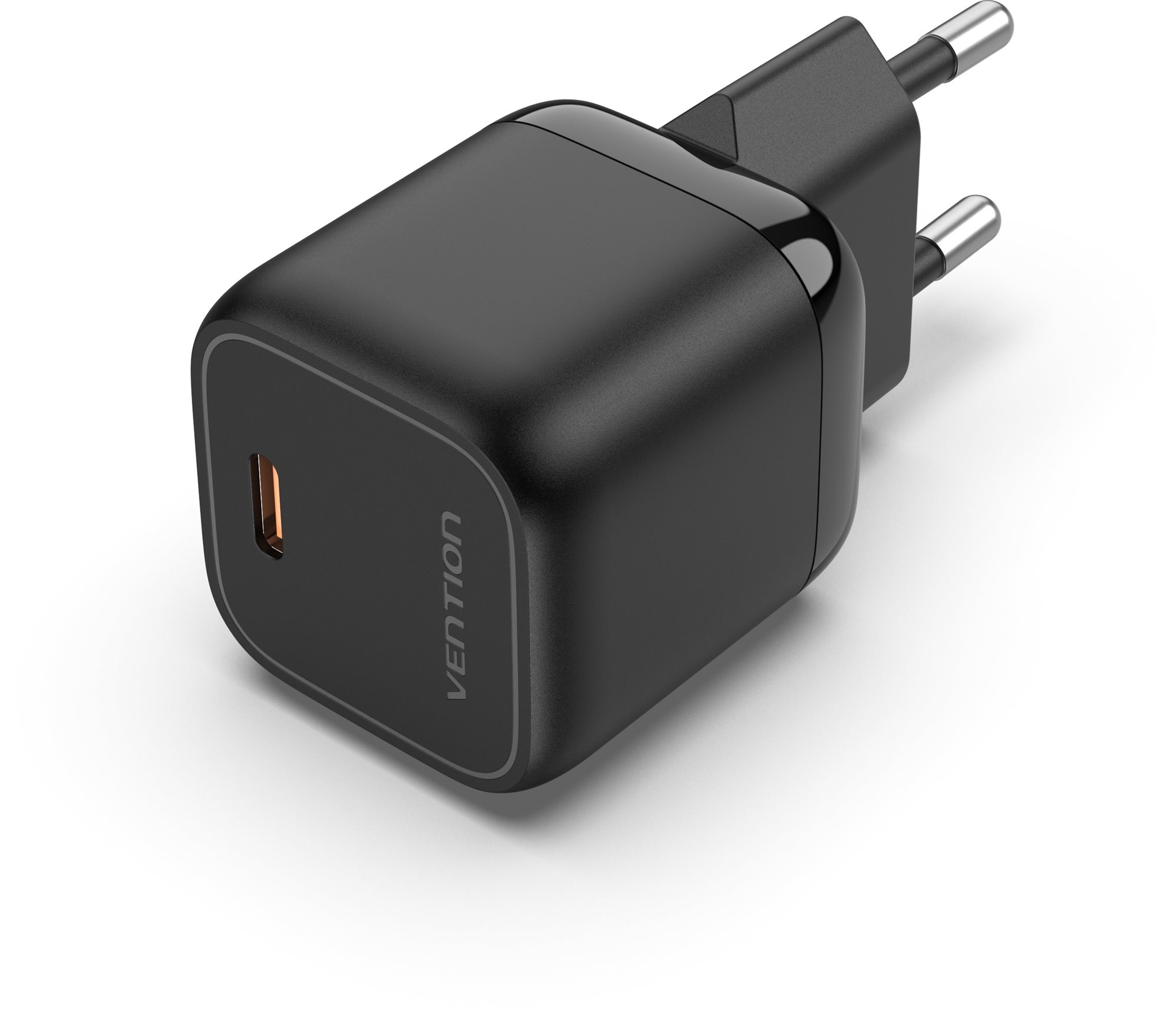 Hálózati adapter Vention 1-port Stylish USB-C GaN Charger (30W) Black