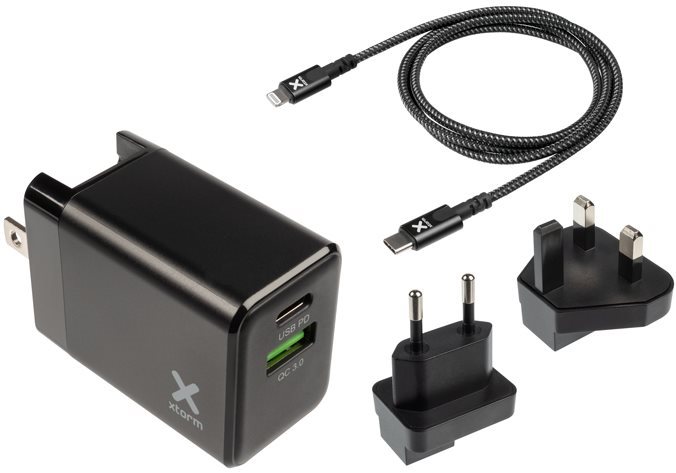 Hálózati adapter Xtorm Volt Lightning Fast Charge Bundle (20W)