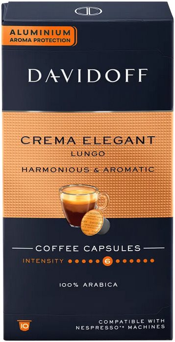 Kávékapszula Davidoff Crema Elegant Lungo 55 g
