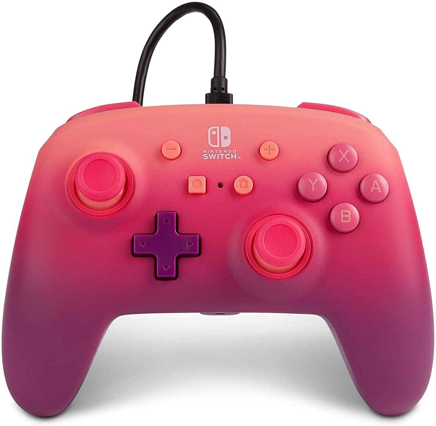 Kontroller PowerA Enhanced Wired Controller - Fuchsia Fantasy - Nintendo Switch