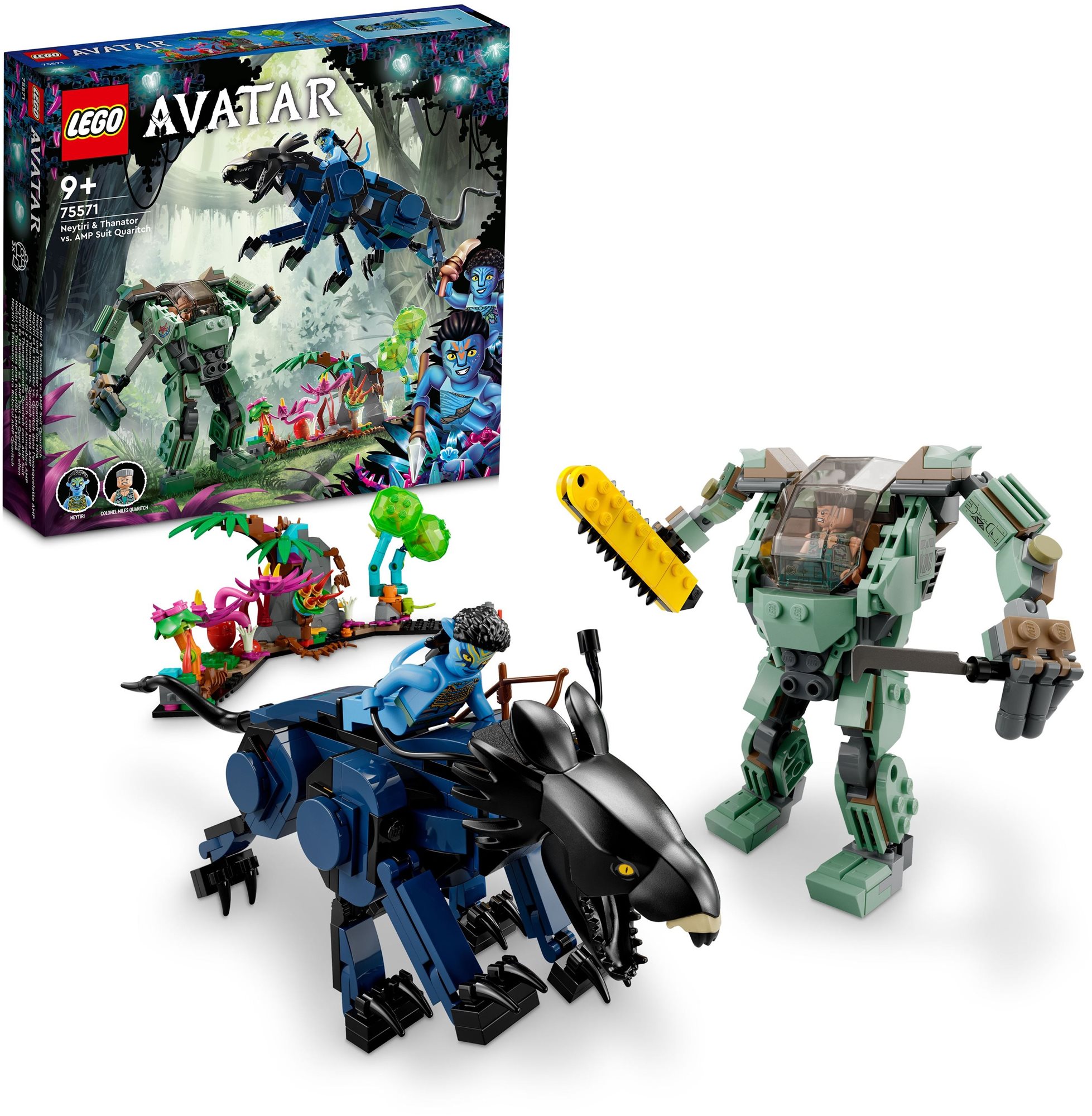 LEGO LEGO® Avatar 75571 Neytiri és Thanator az AMP Suit-os Quaritch ellen