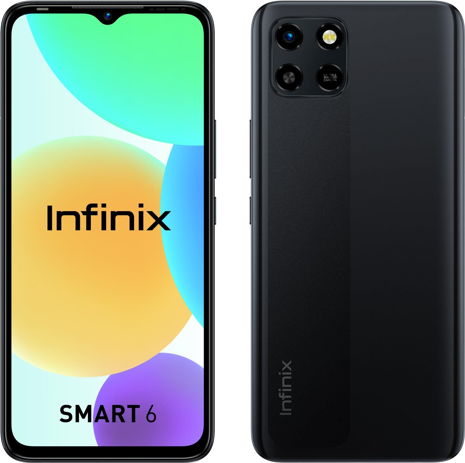 Mobiltelefon Infinix Smart 6 2 GB/32 GB fekete