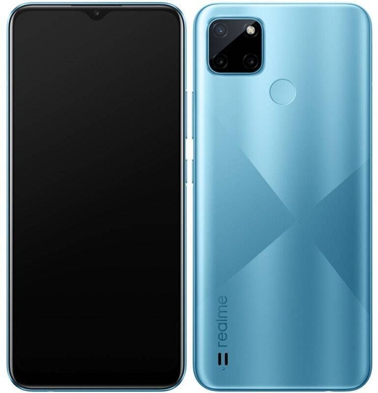Mobiltelefon Realme C21Y 64GB kék