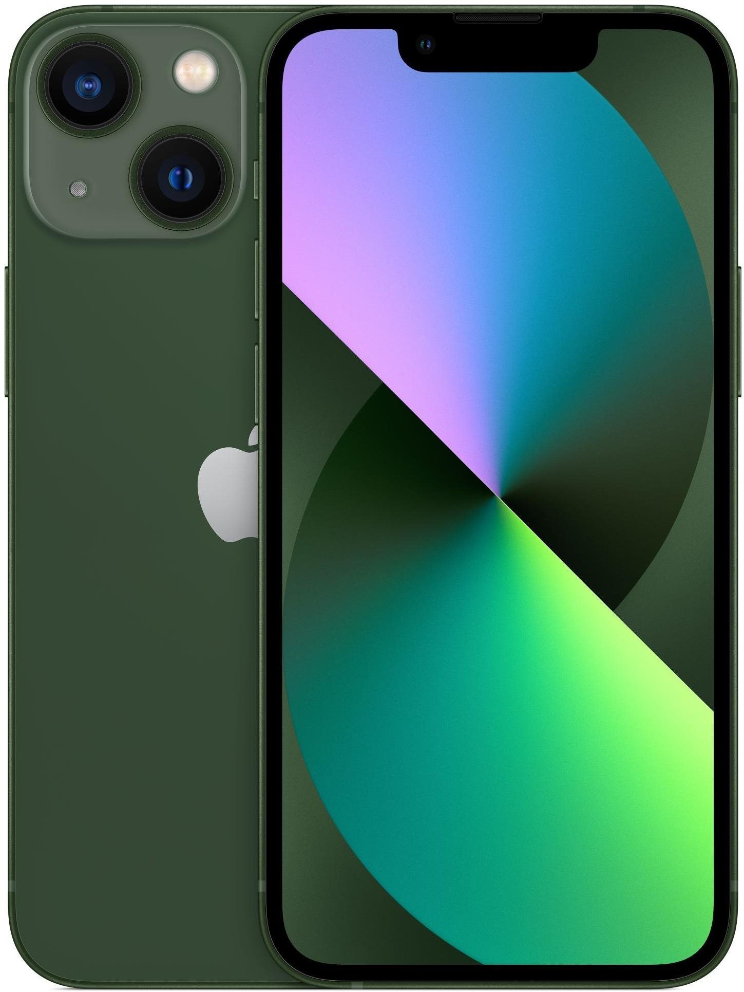 Mobiltelefon iPhone 13 Mini 256 GB Zöld