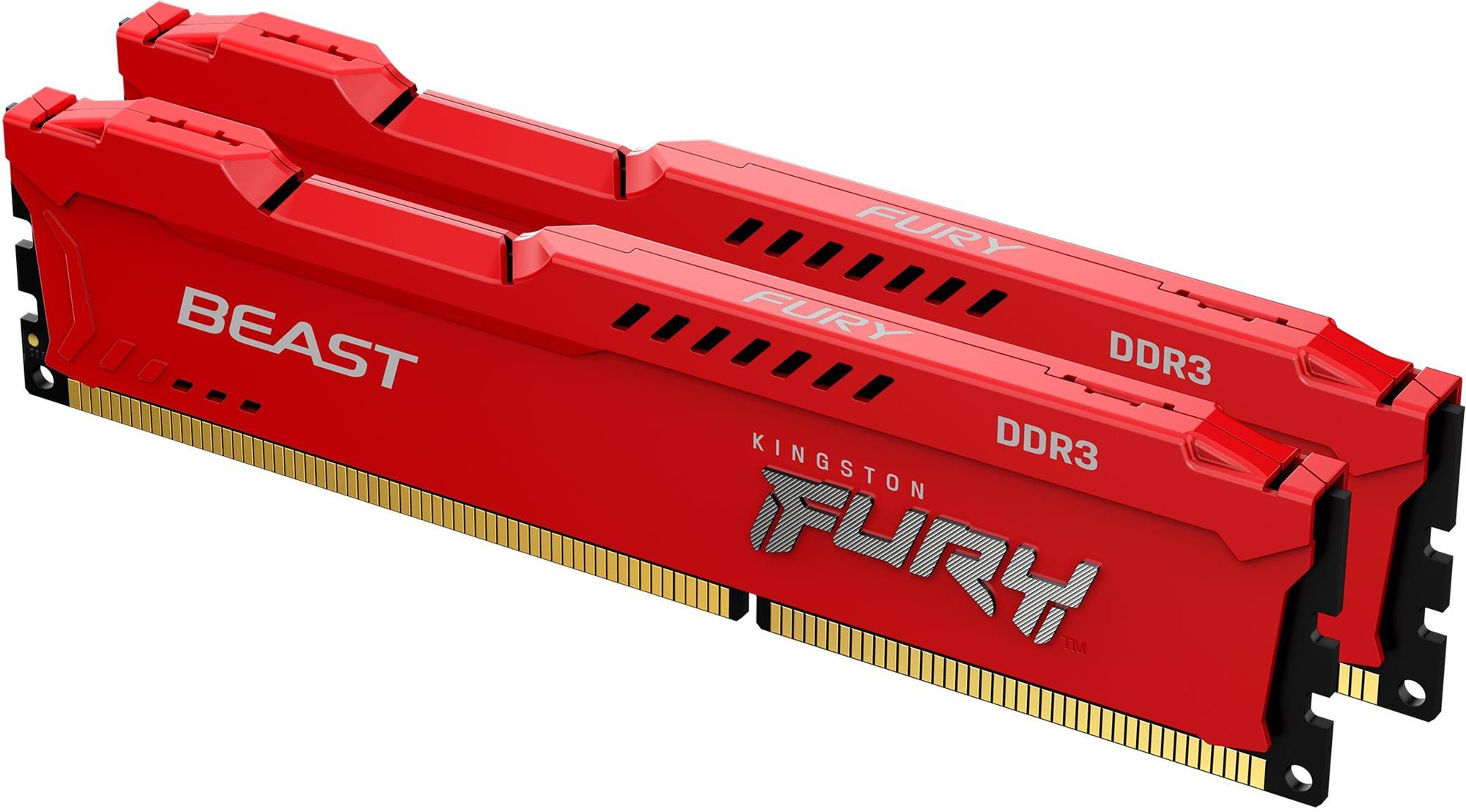 Rendszermemória Kingston FURY 8GB KIT DDR3 1866 MHz CL10 Beast Red