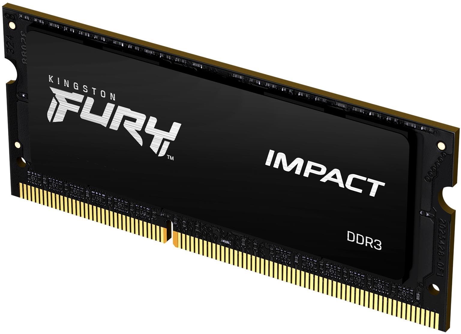 Rendszermemória Kingston FURY SO-DIMM 8GB DDR3L 1866MHz CL11 Impact