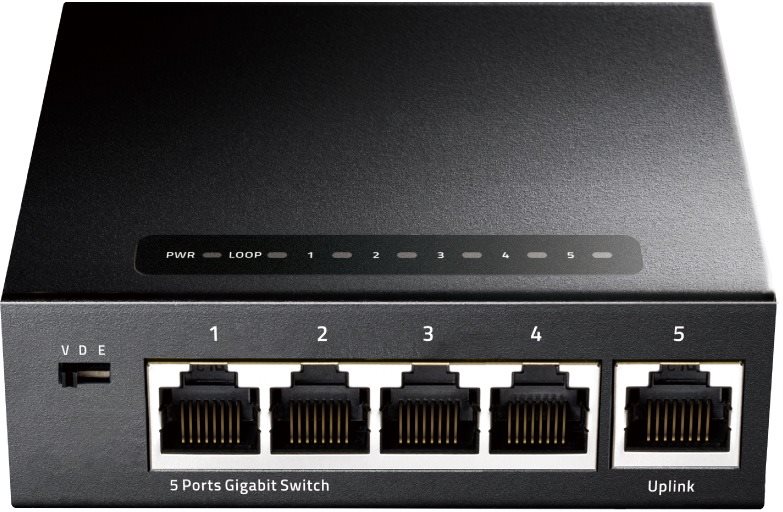 Switch CUDY 5-Port Gigabit Metal Switch