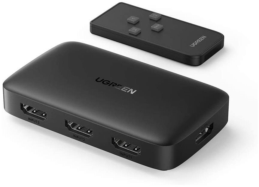 Switch UGREEN HDMI Switcher 3 In 1 Out 4K 30HZ