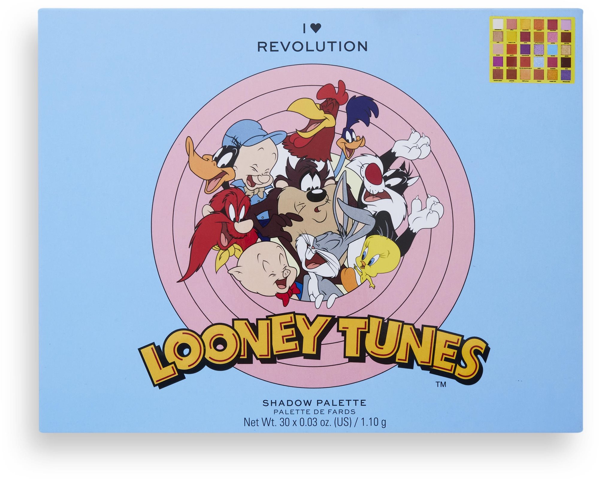Szemfesték paletta I HEART REVOLUTION Looney Tunes X Large Palette