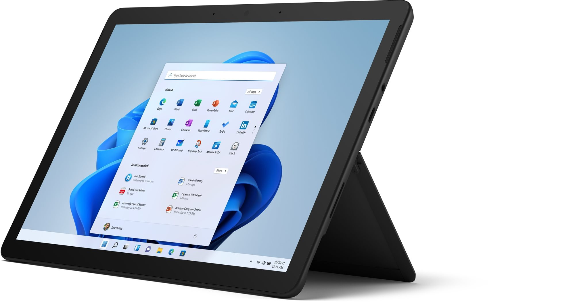 Tablet PC Microsoft Surface Go 3 128 GB 8 GB Fekete