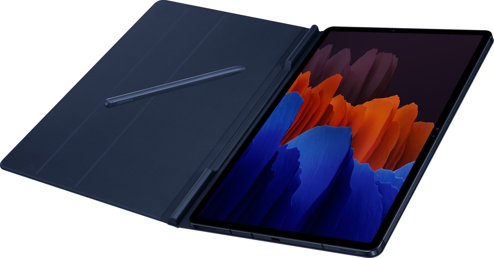 Tablet tok Samsung Védőtok Galaxy Tab S7+/ Tab S7 FE tablethez - kék