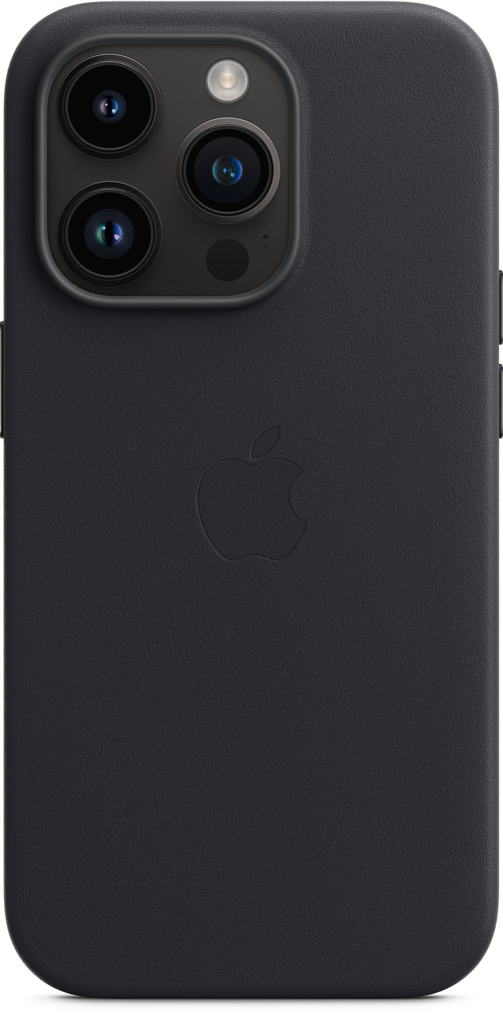 Telefon tok Apple MagSafe-rögzítésű iPhone 14 Pro-bőrtok – éjfekete