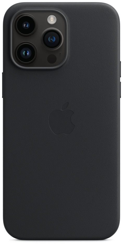 Telefon tok Apple iPhone 14 Pro Max bőr tok MagSafe sötét tinta