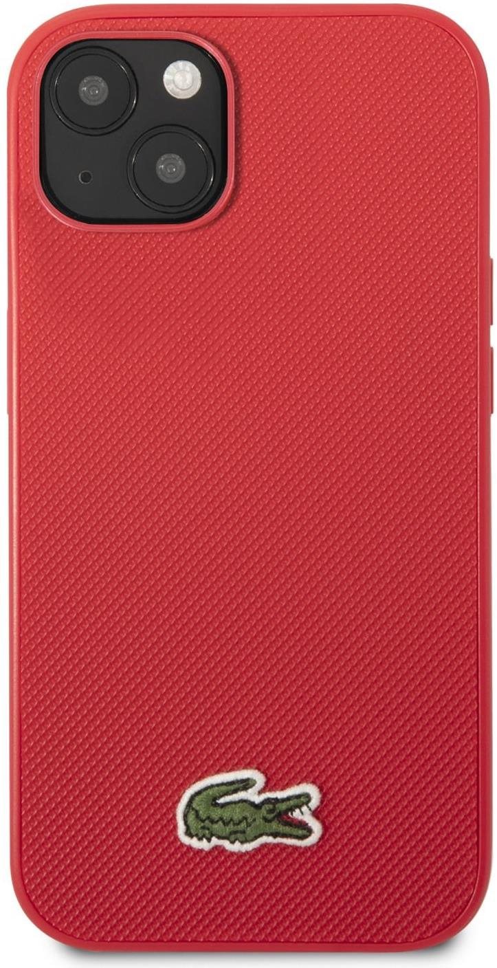 Telefon tok Lacoste Iconic Petit Pique Logo iPhone 14 Plus piros hátlap tok