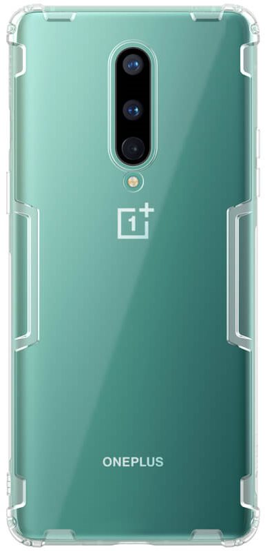 Telefon tok Nillkin Nature TPU a OnePlus 8-hoz átlátszó