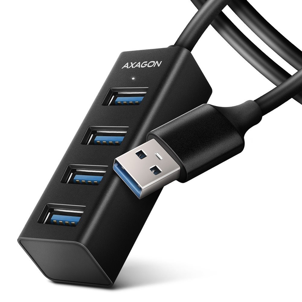 USB Hub AXAGON HUE-M1AL SuperSpeed USB-A > 4-port MINI Hub