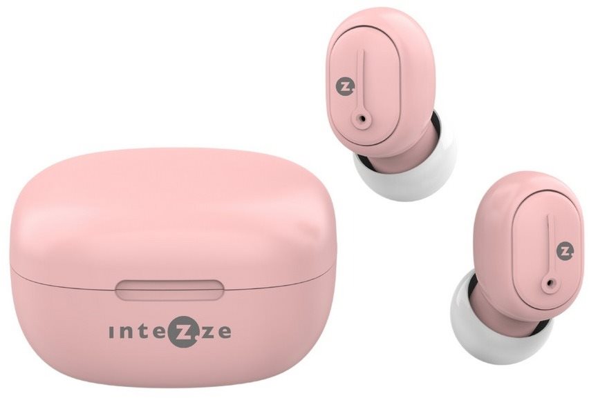 Vezeték nélküli fül-/fejhallgató Intezze MINI - rózsaszín