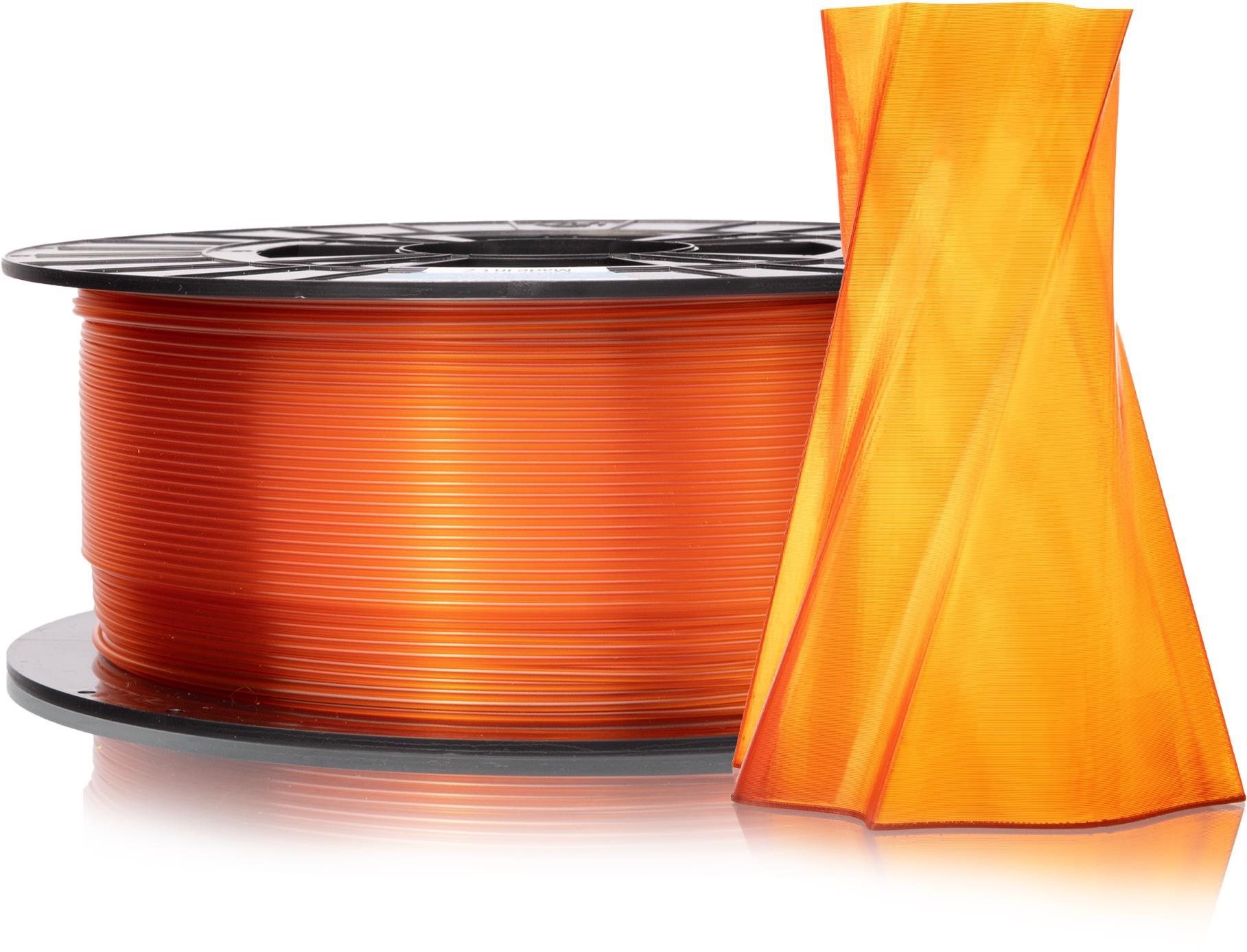 3D nyomtatószál Filament PM 1.75 PETG átlátszó narancsszín 1 kg