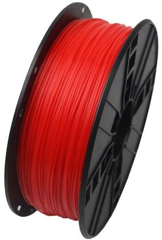 3D nyomtatószál Gembird Filament ABS fluoreszkáló piros
