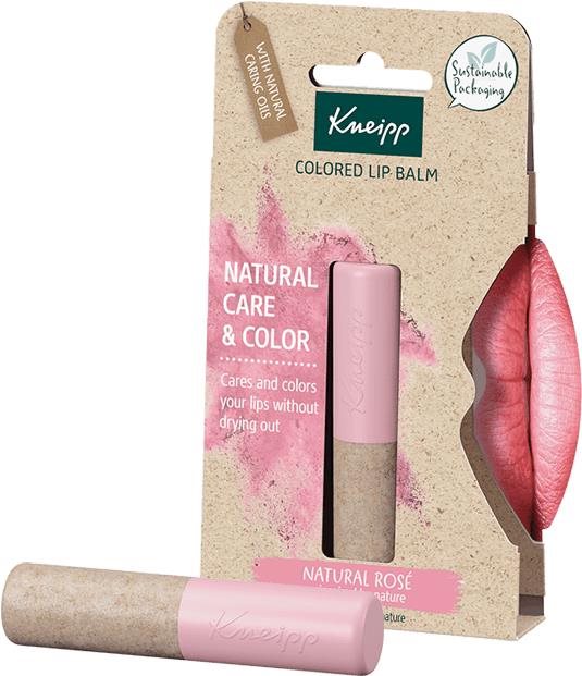 Ajakápoló KNEIPP színezett ajakbalzsam Natural Rosé