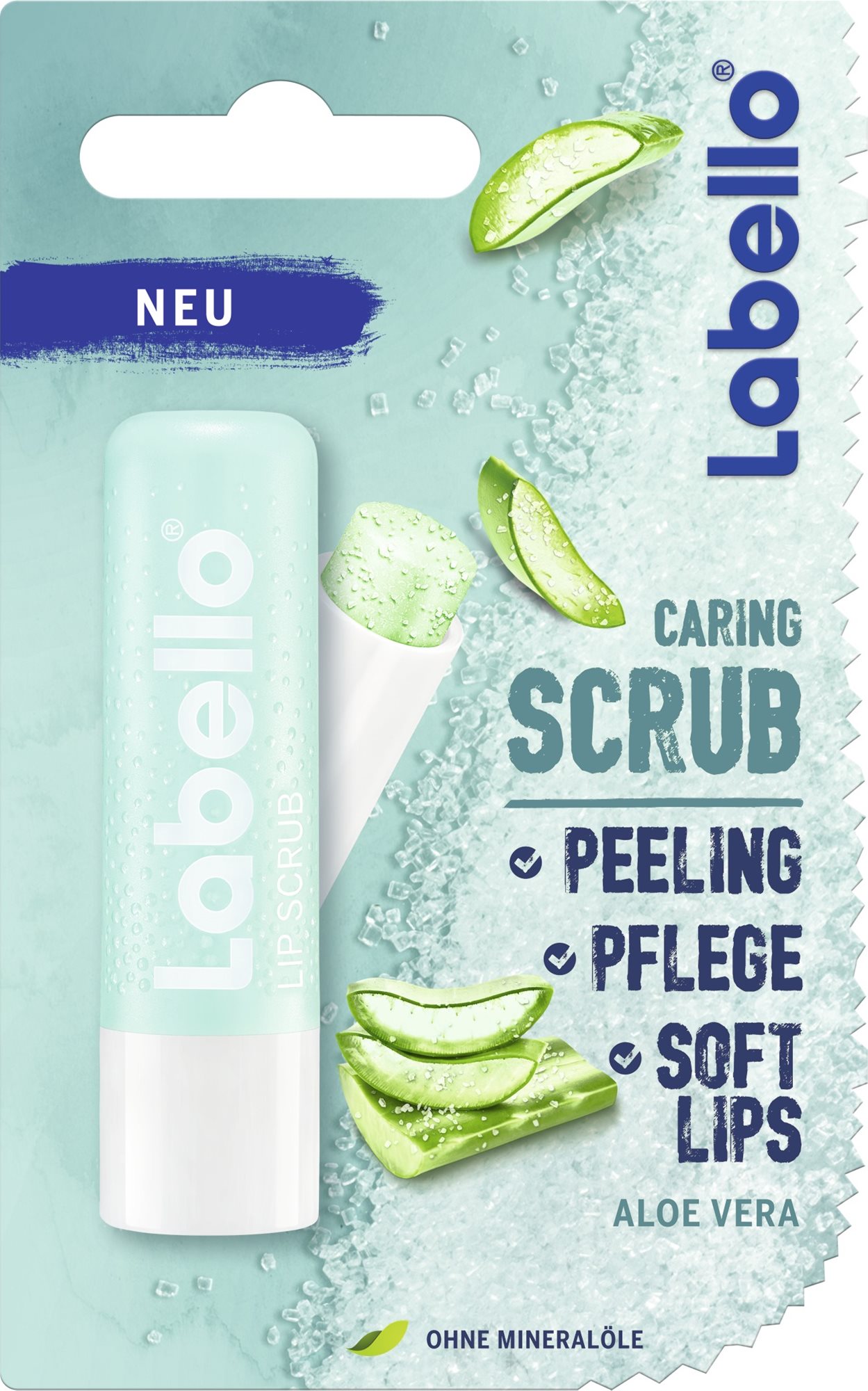 Ajakápoló LABELLO Caring Scrub Aloe Vera 5