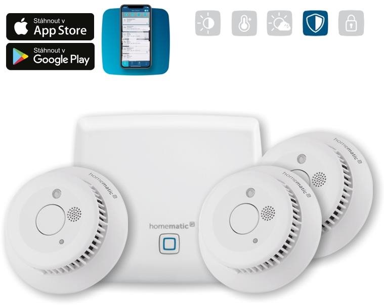 Biztonsági rendszer Homematic IP Tűzbiztonsági kezdőkészlet