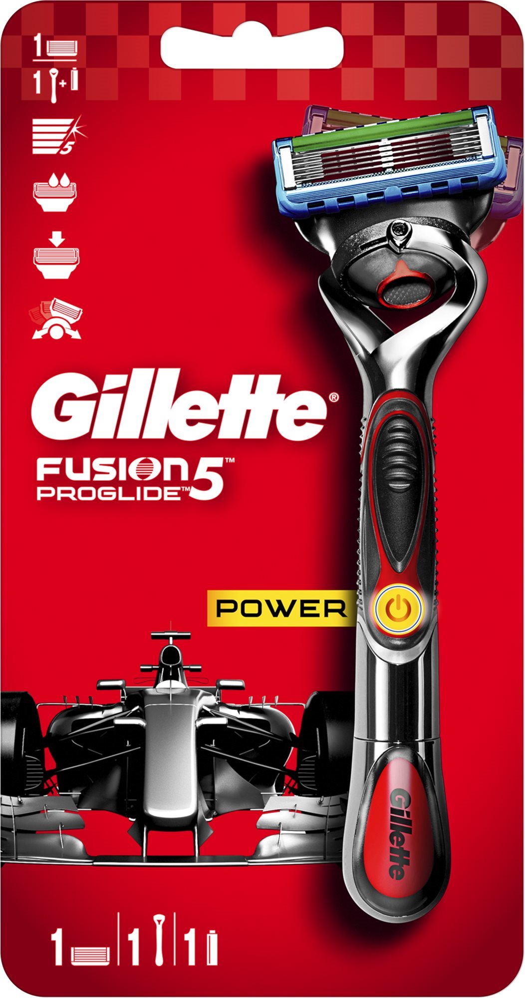 Borotva GILLETTE Fusion ProGlide Power + 1 db borotvabetét