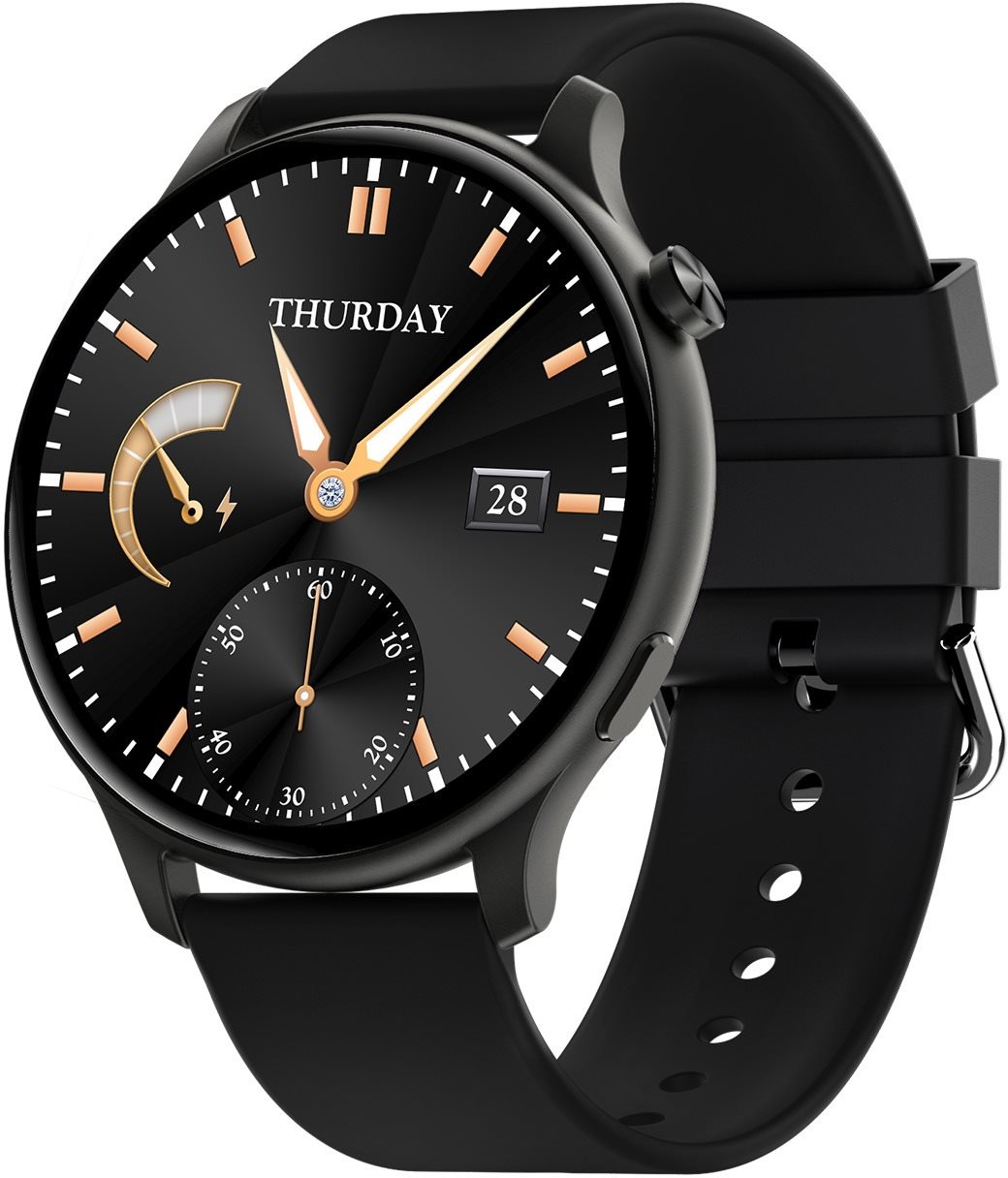 Chytré hodinky CARNEO Heiloo HR+ black