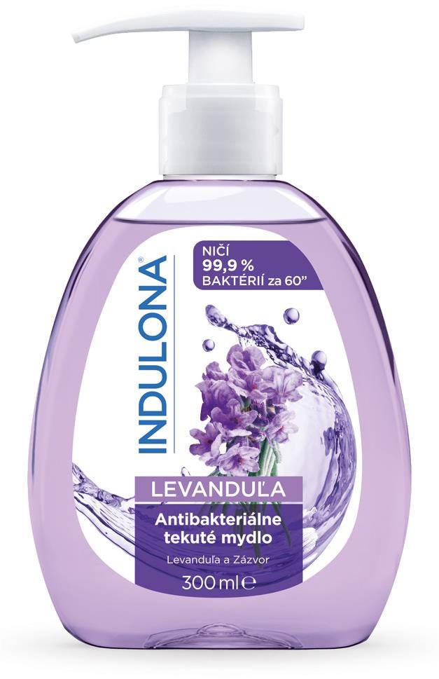 Folyékony szappan INDULONA Antibakteriális folyékony szappan Levendula 300 ml