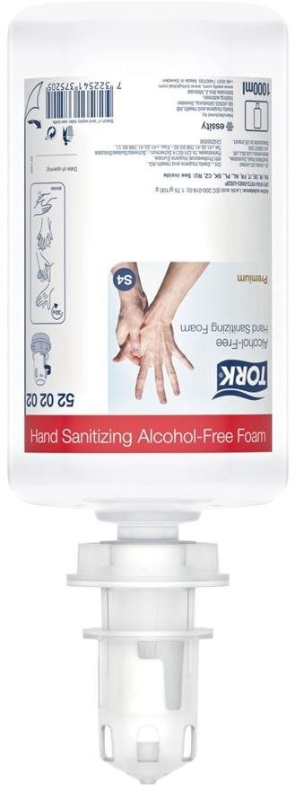 Folyékony szappan TORK Alkoholmentes habos kézfertőtlenítő készítmény S4