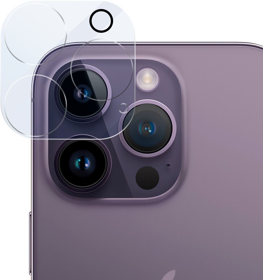 Kamera védő fólia Epico Védőüveg az iPhone 14 / 14 Max kamera lencséjére