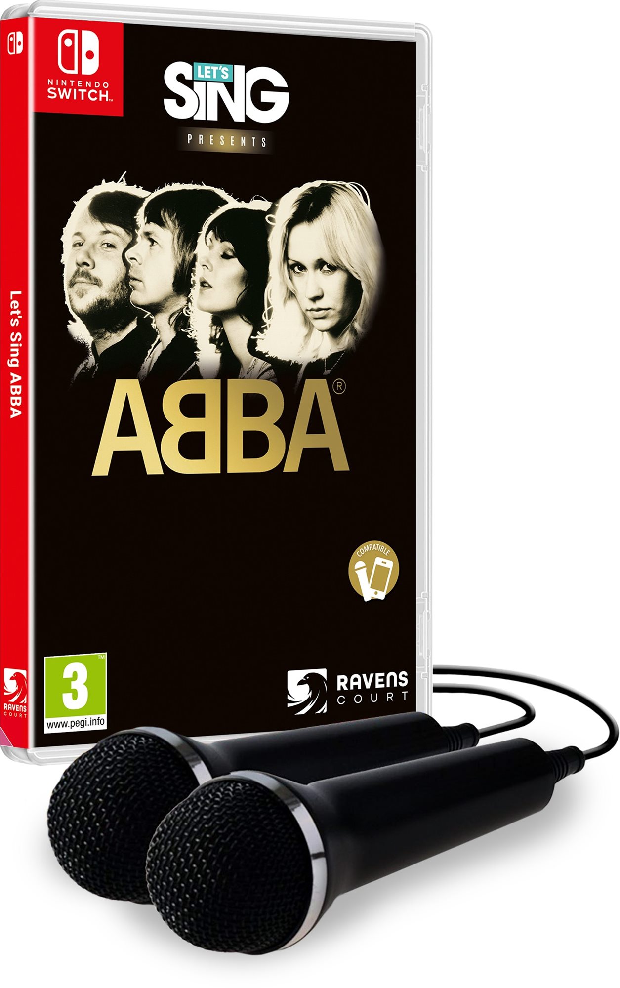 Konzol játék Lets Sing Presents ABBA + 2 mikrofon - Nintendo Switch