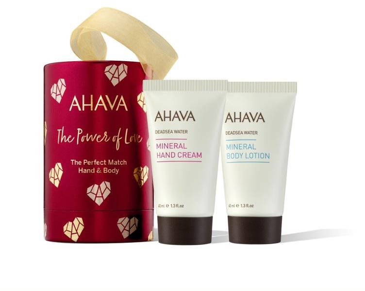 Kozmetikai ajándékcsomag AHAVA The Perfect Match Hand & Body