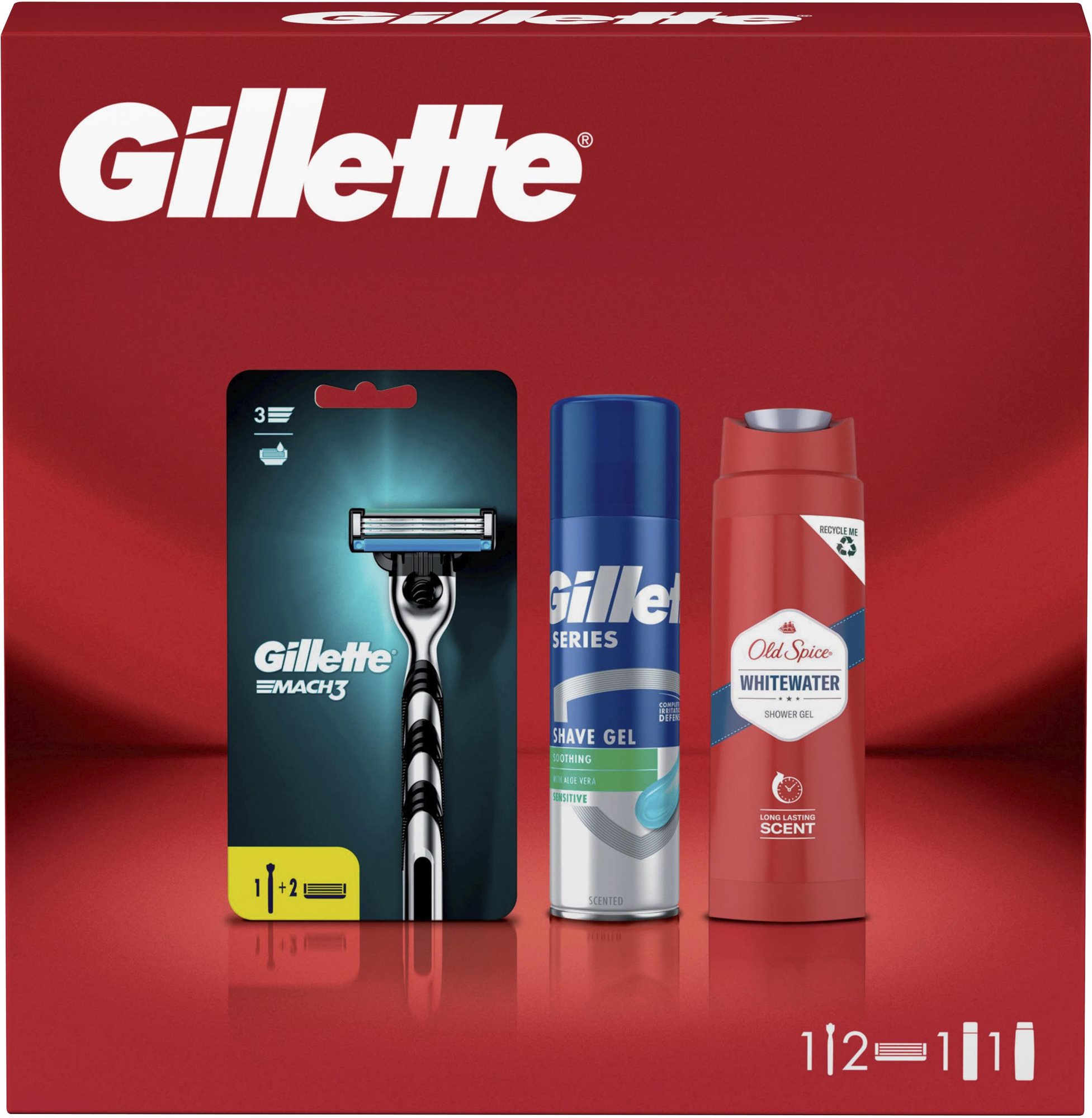 Kozmetikai ajándékcsomag GILLETTE Mach3 Ajándékszett 450 ml