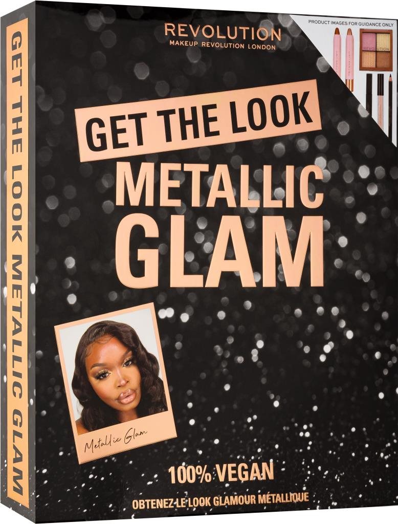 Kozmetikai ajándékcsomag REVOLUTION Get The Look: Metallic Glam