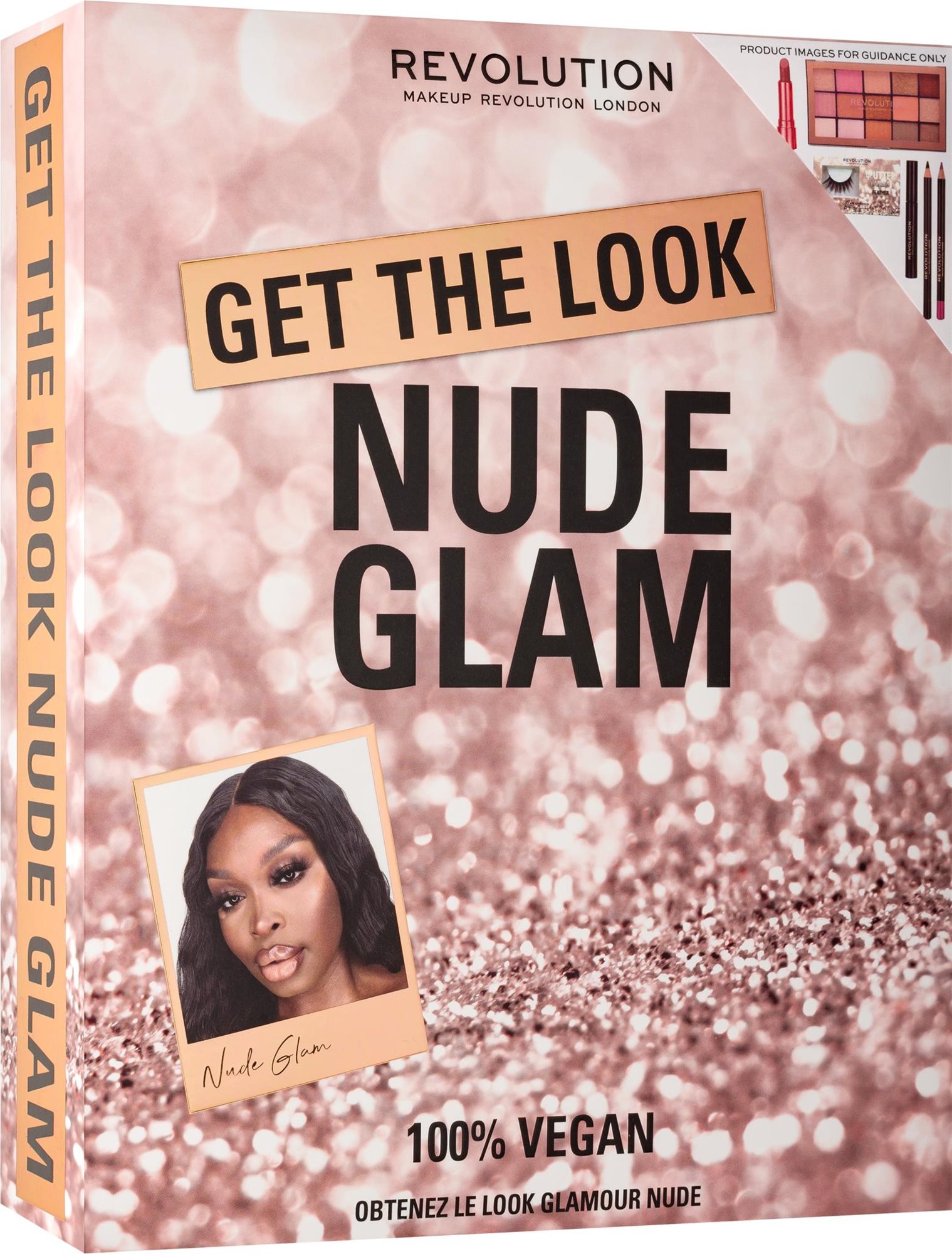 Kozmetikai ajándékcsomag REVOLUTION Get The Look: Nude Glam