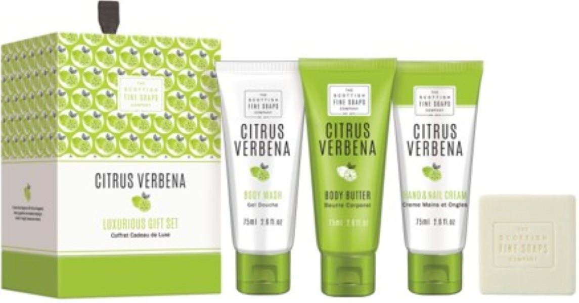 Kozmetikai ajándékcsomag SCOTTISH FINE SOAPS Fényűző ajándékcsomag - Citrus Verbena